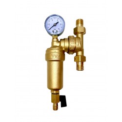ФИЛЬТР 1/2 TIM JH-10001W3 СВОБОДНОГО ВРАЩЕНИЯ С МАНОМЕТРОМ