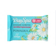 САЛФЕТКИ ВЛАЖНЫЕ АНТИБАКТЕРИАЛЬНЫЕ DAY SPA  15ШТ 3146045