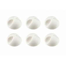 ДЕРЖАТЕЛЬ PARK ДЛЯ ПРОВОДА НА КЛЕЙКОЙ ОСНОВЕ БЕЛЫЙ 6ШТ