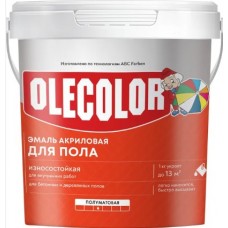 ЭМАЛЬ АКРИЛОВАЯ ДЛЯ ПОЛА СЕРЫЙ ТУМАН 1КГ OLECOLOR
