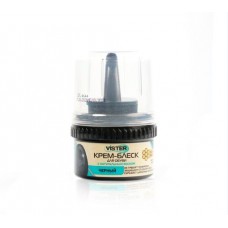 КРЕМ-КРАСКА ДЛЯ ОБУВИ VISTER ДЛЯ ГЛАДКОЙ КОЖИ БЛЕСК+ГУБКА ЧЕРНЫЙ