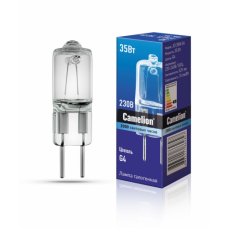ЛАМПА ГАЛОГЕННАЯ БЕЗ РЕФЛЕКТОРА CAMELION JD 35W G4 220V 2000ЧАСОВ