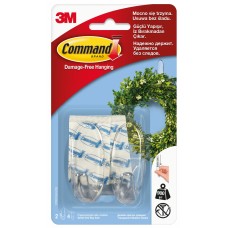 КРЮЧОК ДИЗАЙН COMMAND СРЕДНИЙ 2ШТ 17091 CLR