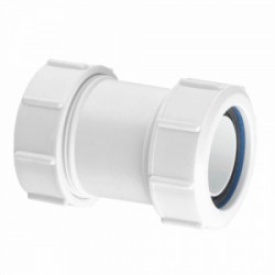 МУФТА СДВИЖ.КОМПРЕСС.ДУ32ММ НА 32ММ БЕЛЫЙ 32G-WH