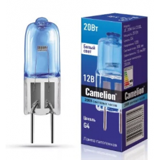 ЛАМПА ГАЛОГЕН БЕЗ РЕФЛЕКТОРА CAMELION JC 20W G4 12V