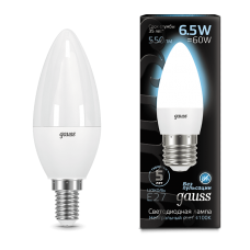ЛАМПА LED CANDLE 6.5W E14 4100K  